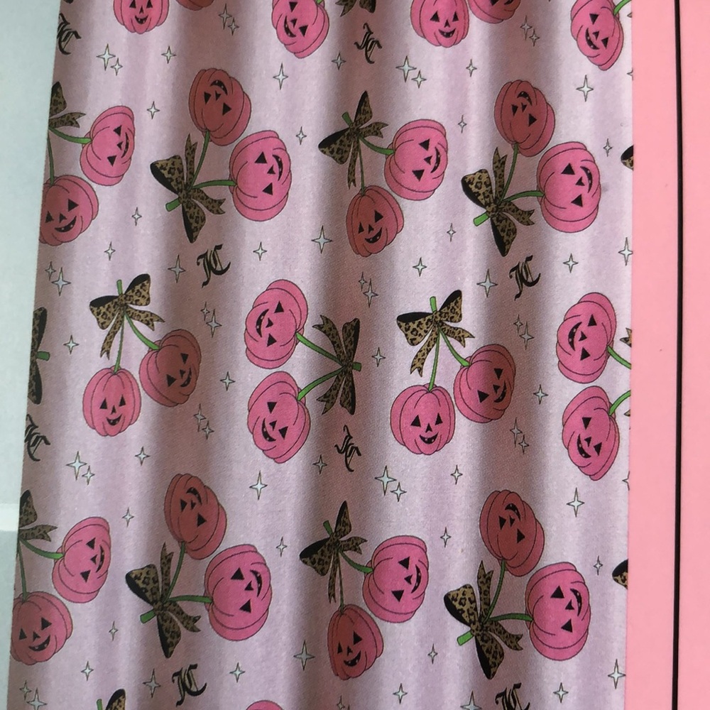 Juicy Couture Pink Jack O’Lantern Shower Curtain - Halloween - Picture 5 of 8